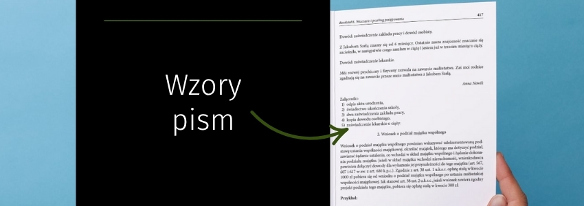 Postępowanie nieprocesowe - wzory pism